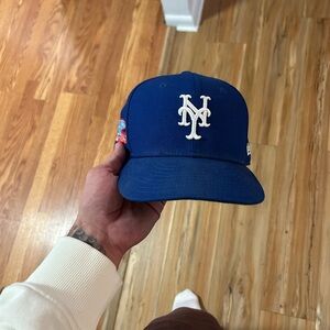New Era Mets 1986 World Series Patch Firted W/ Blue Under Visor